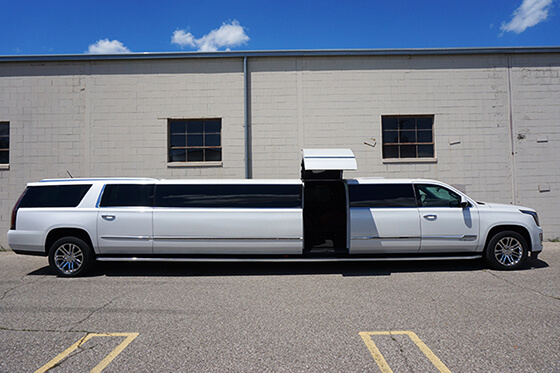 limousine with jet wing doors